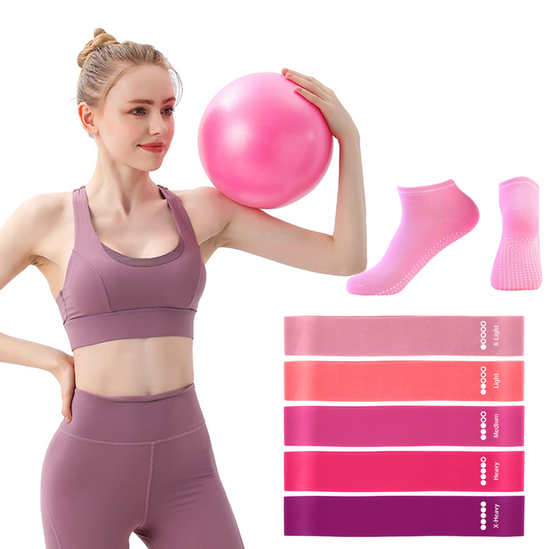 Pilates Ball Resistance Bands  - Pilates Yoga Workout At Home recension och pris