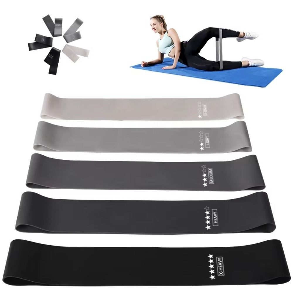 5Pcs TPE Fitness Resistance Ba - Pilates Yoga Circle recension och pris