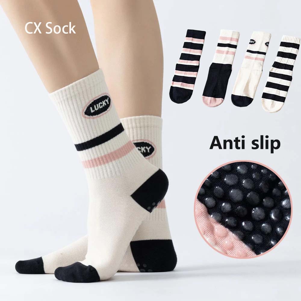 Stripes yoga aerobics socks Wo - Pilates Yoga Zumba recension och pris