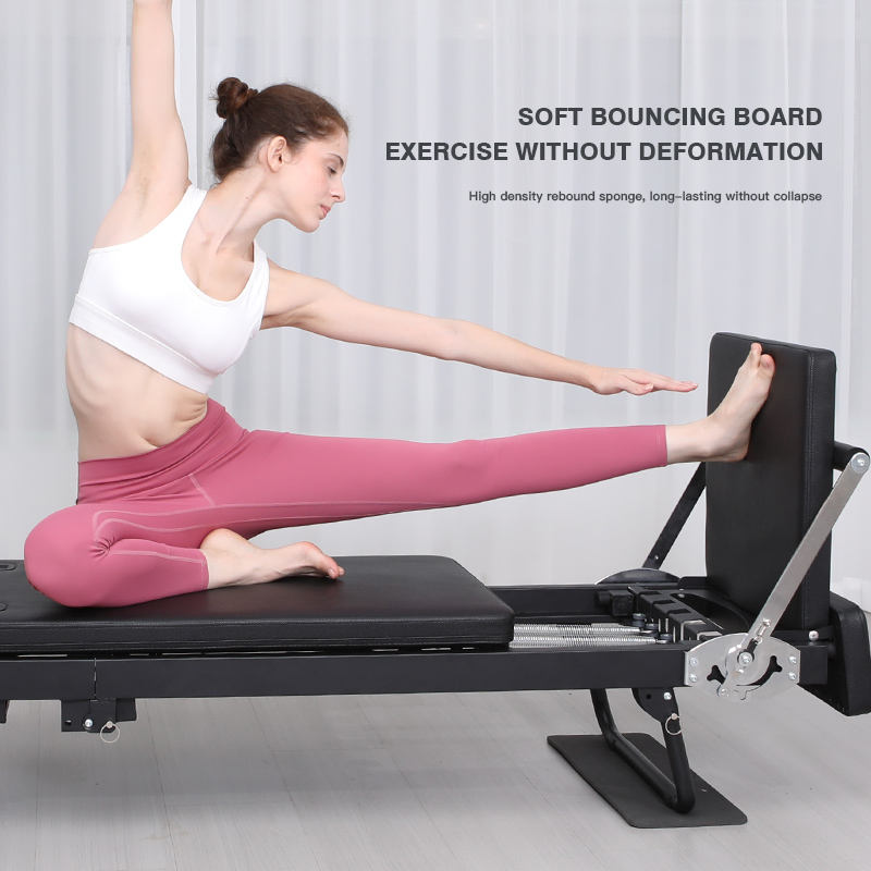 Large Folding Pilates Reformer - Pilates Yoga Weight Loss recension och pris