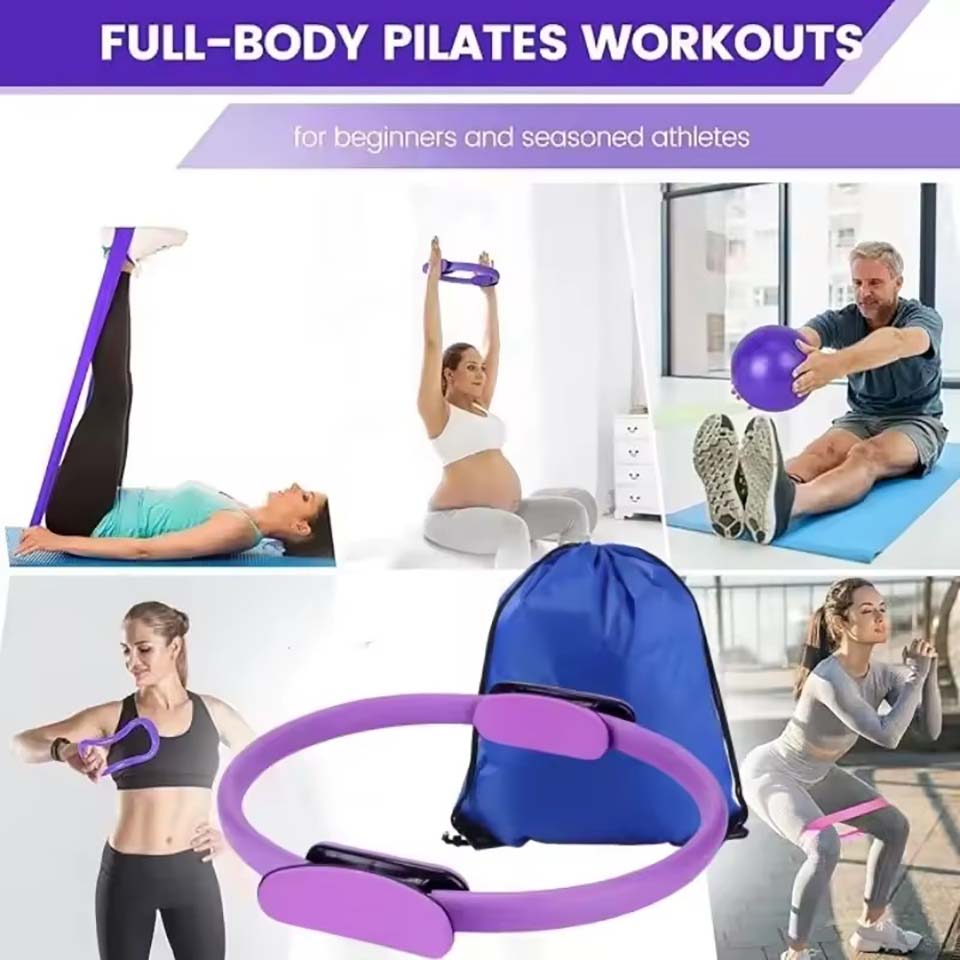 13Pcs/Set Yoga Circle Gym Set  - Pilates Yoga Weight Loss recension och pris