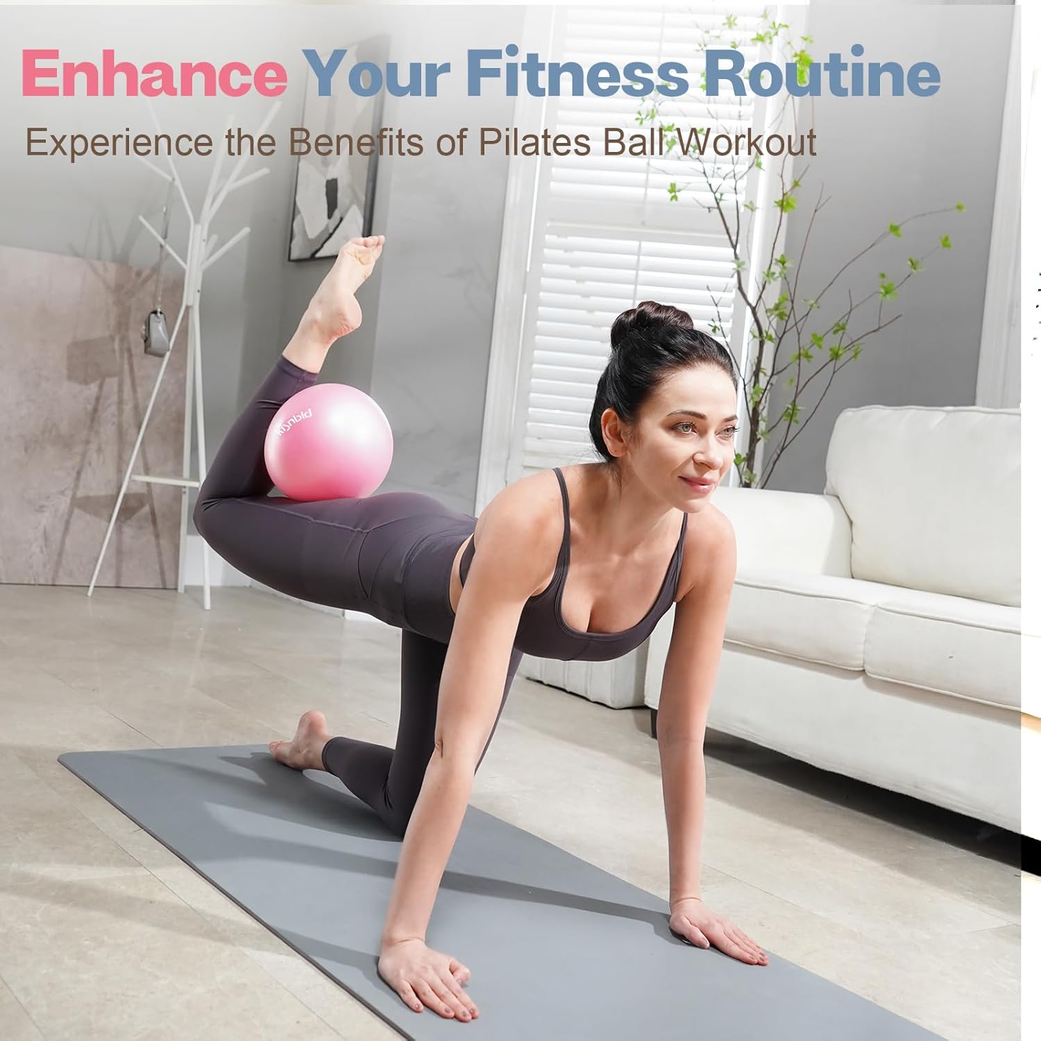 Small Exercise Ball, 9 Inch Mi - Pilates Yoga Workout At Home recension och pris