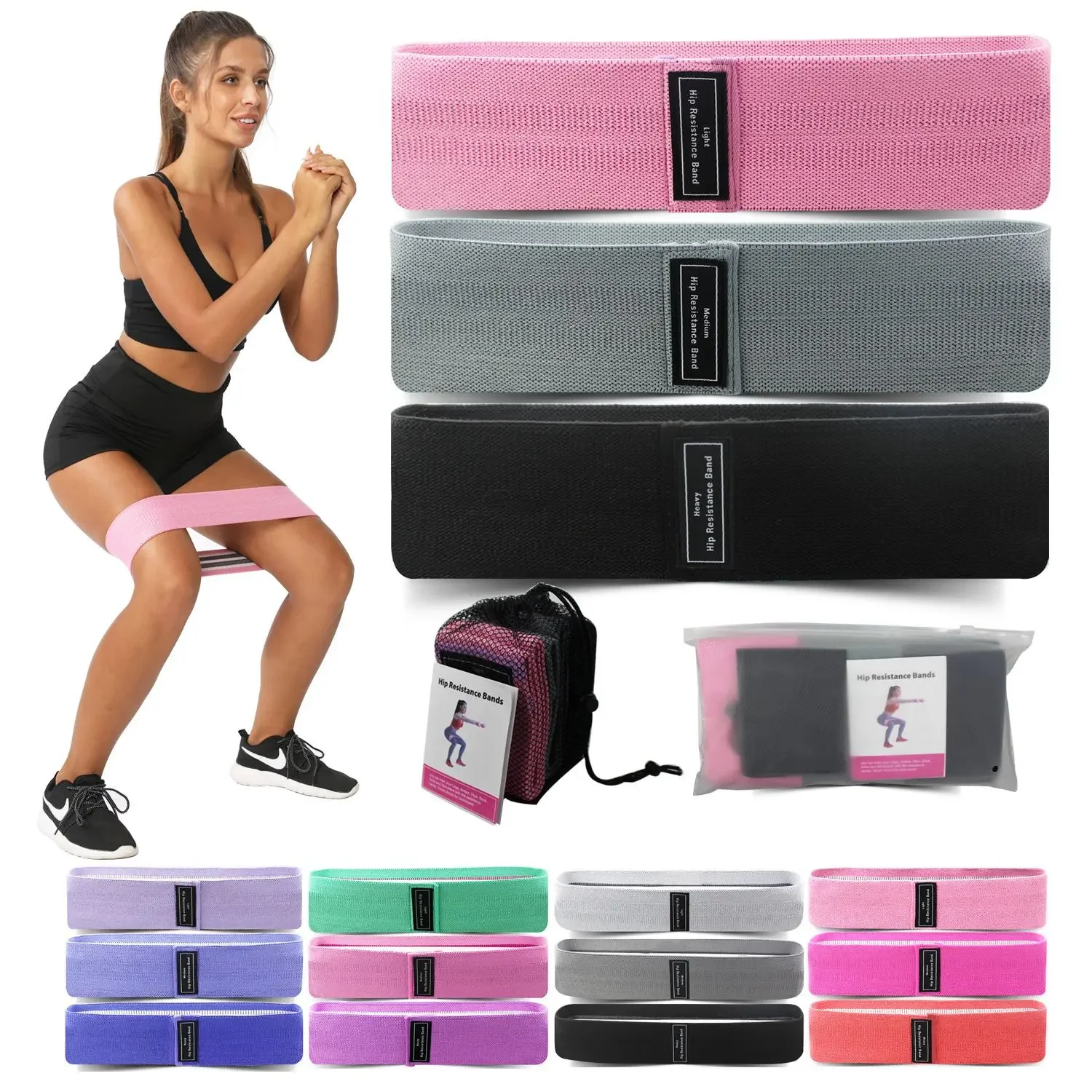 1/2/3PCS Elastic Bands Fitness - Pilates Yoga Circle recension och pris