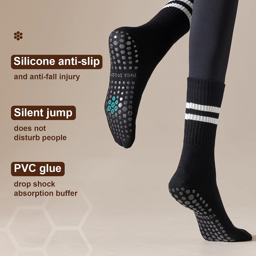 Yoga Pilates Socks with Grips  - Pilate Yoga Workout recension och pris