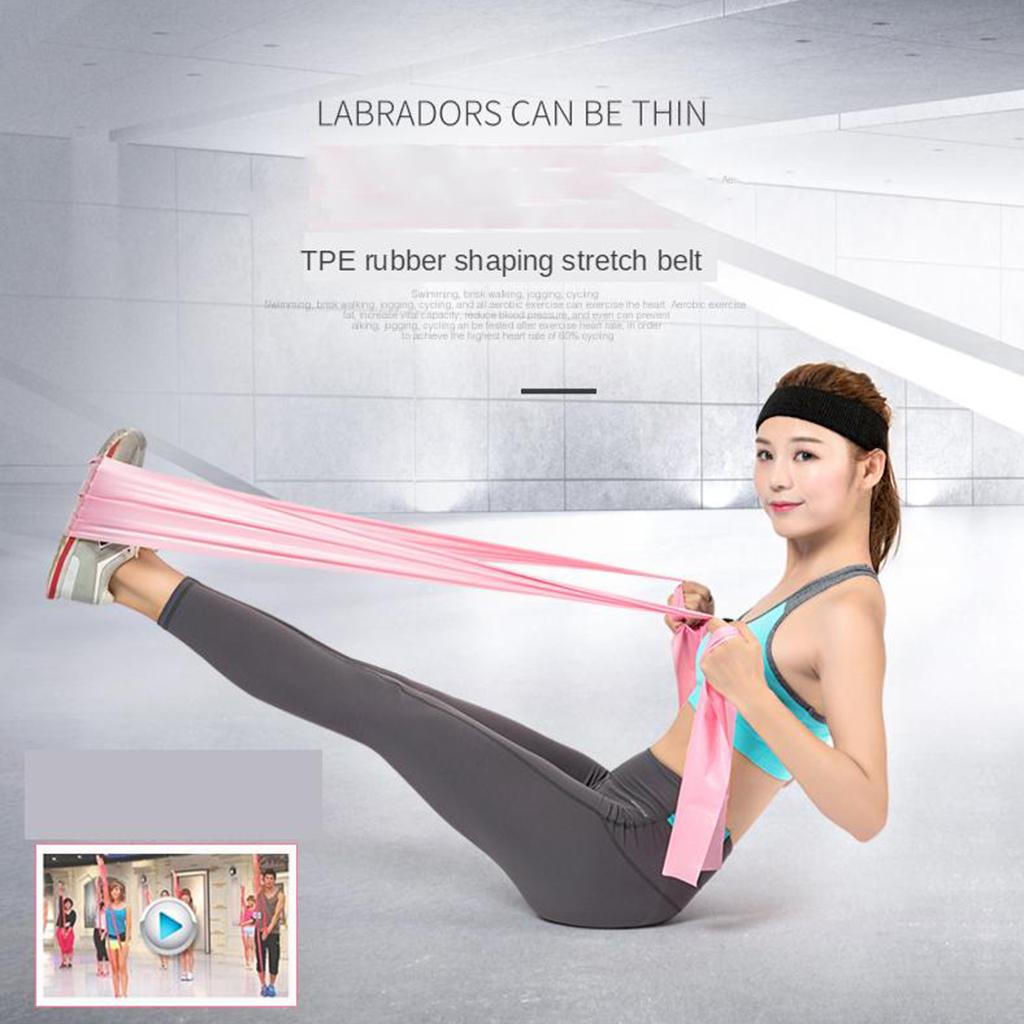 Long Stretch Exercise Bands TP - Pilates Yoga Weight Loss recension och pris